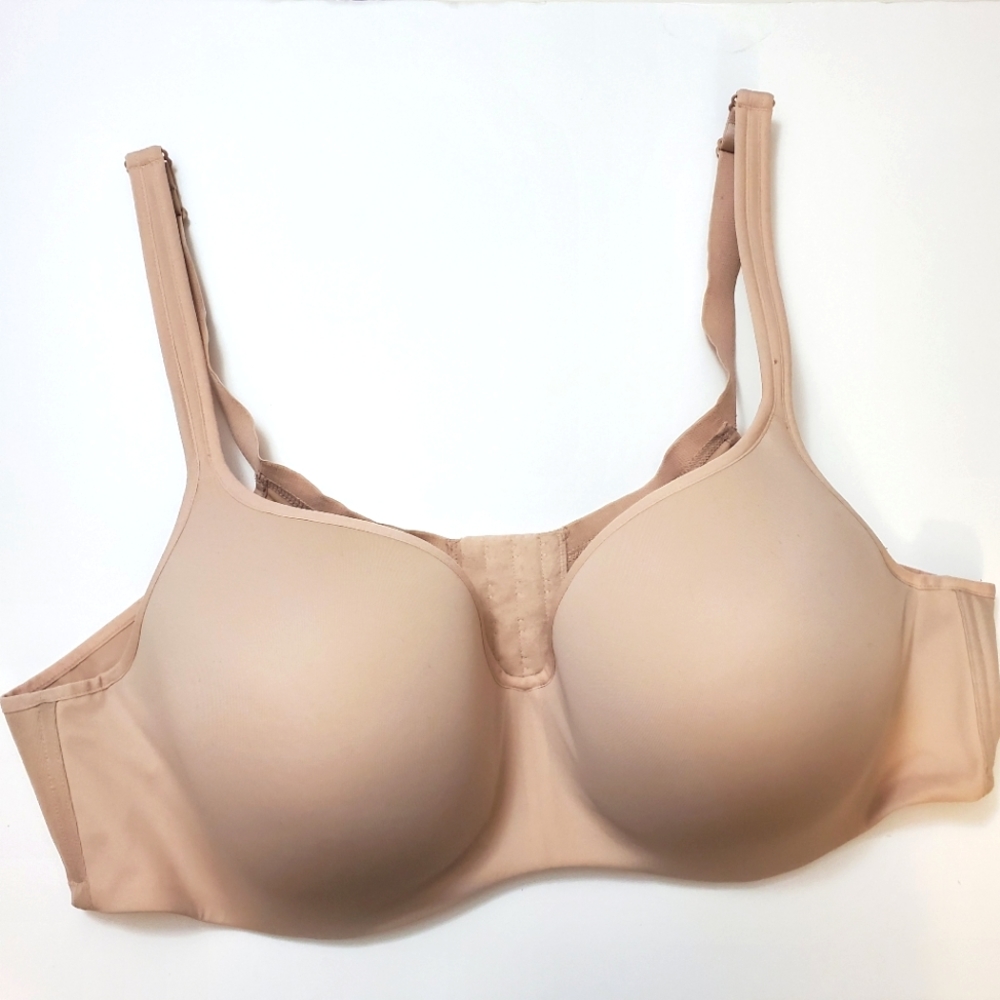 Deesse Lightly Lined Underwire Nude Bra - Size 46D